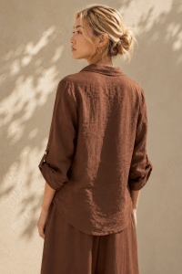 Noir Snuff Jacquard Twist Shirt