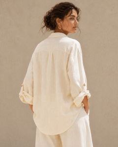 Noir Ecru Jacquard Twist Shirt