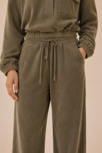 Khaki Weekend Cord Set