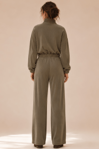 Khaki Weekend Cord Set