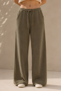 Khaki Drift Velour Set