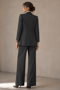 Midnight Pinstripe Suit