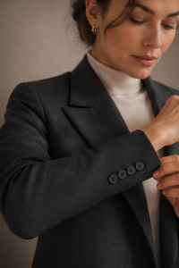 Midnight Pinstripe Suit