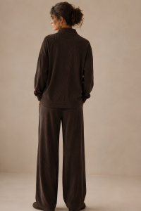 Brown Drift Velour Set