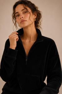 Black Drift Velour Set