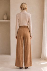 Brown Siena Suede Pants