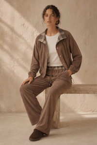 Brown Soft Check Jacket