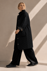Patchwork Lined Quilted Coat