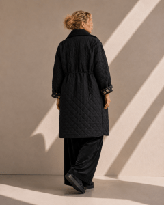 Patchwork Lined Quilted Coat