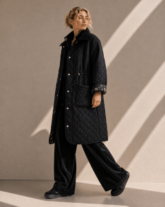 Patchwork Lined Quilted Coat